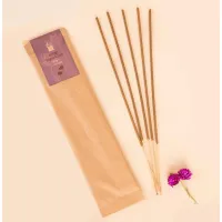 Благовония из лаванды, натуральный травяные, 10 шт., Иша Лайф; Hand rolled Lavender Incense/Agarbatti (Pack of 10 Sticks), Isha Life